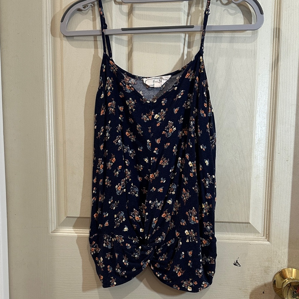 Hippie Rose Navy Floral Camisole